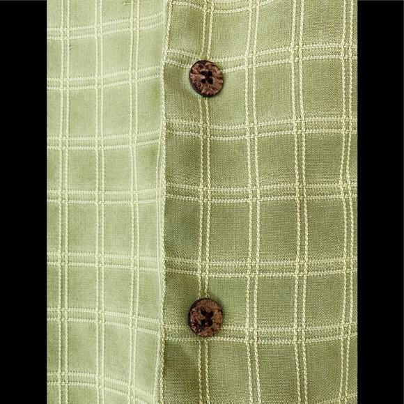 Tommy Bahama Men’s Large Hawaiian Shirt Green - Picture 4 of 12